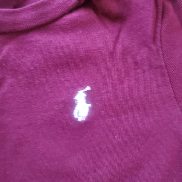 Ralph Lauren boys 12 month burgandy t shirt - Picture 2 of 4